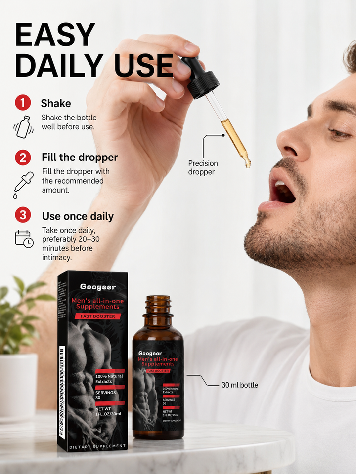 Men's All-in-One Supplement — Boost Energy & Endurance
