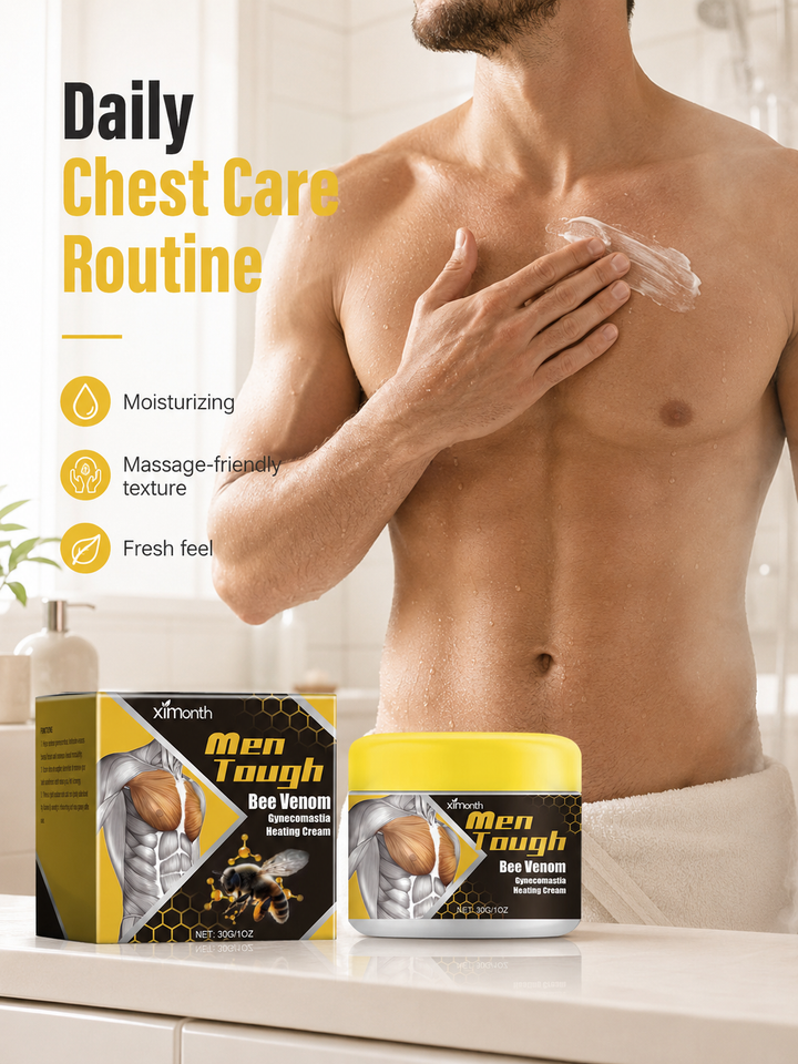 Men’s Breast Care Cream – Daily Moisturizing Chest Treatment