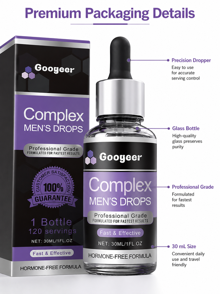 Complex Men's Drops — Hormone-Free Formula for Stamina