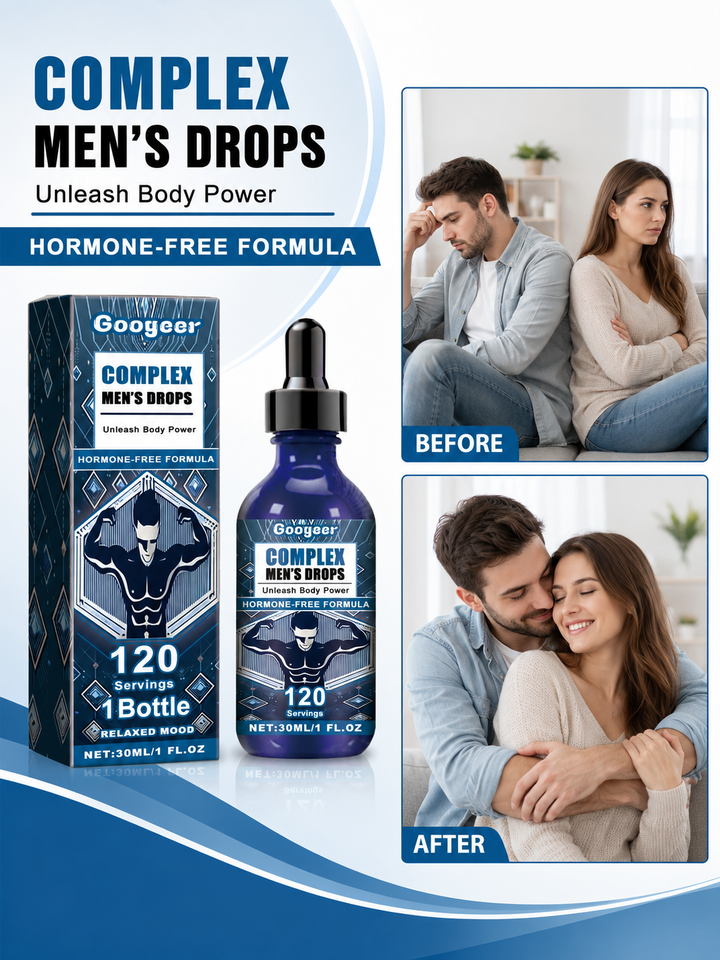 Men's Enhancement Drops — Natural Vitality in 120 Servings