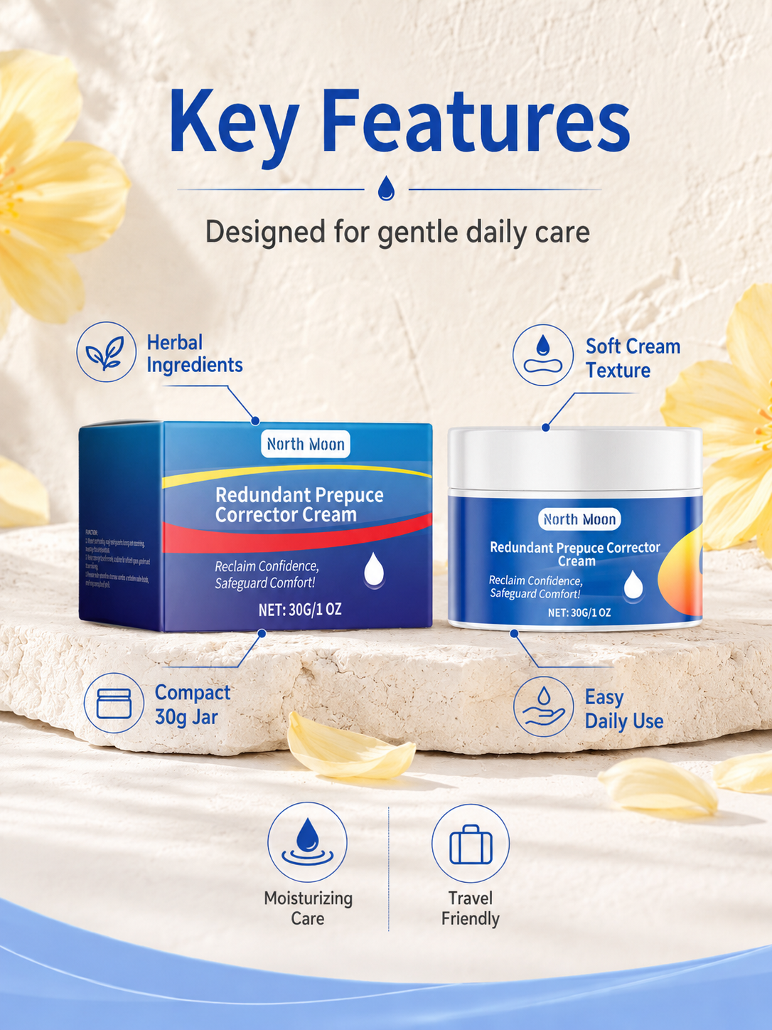 Men's Herbal Intimate Repair Cream – Soothing Moisturizer