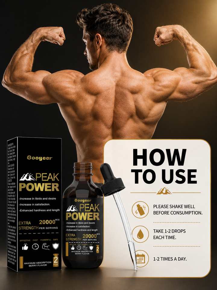 Men's Performance Boost Drops — 20,000 MCG Libido & Vitality