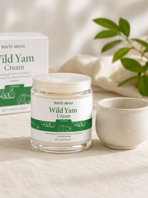 Natural Menstrual Pain Relief Cream with Wild Yam & Aloe