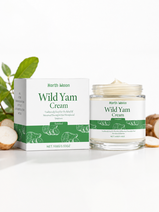 Natural Menstrual Pain Relief Cream with Wild Yam & Aloe