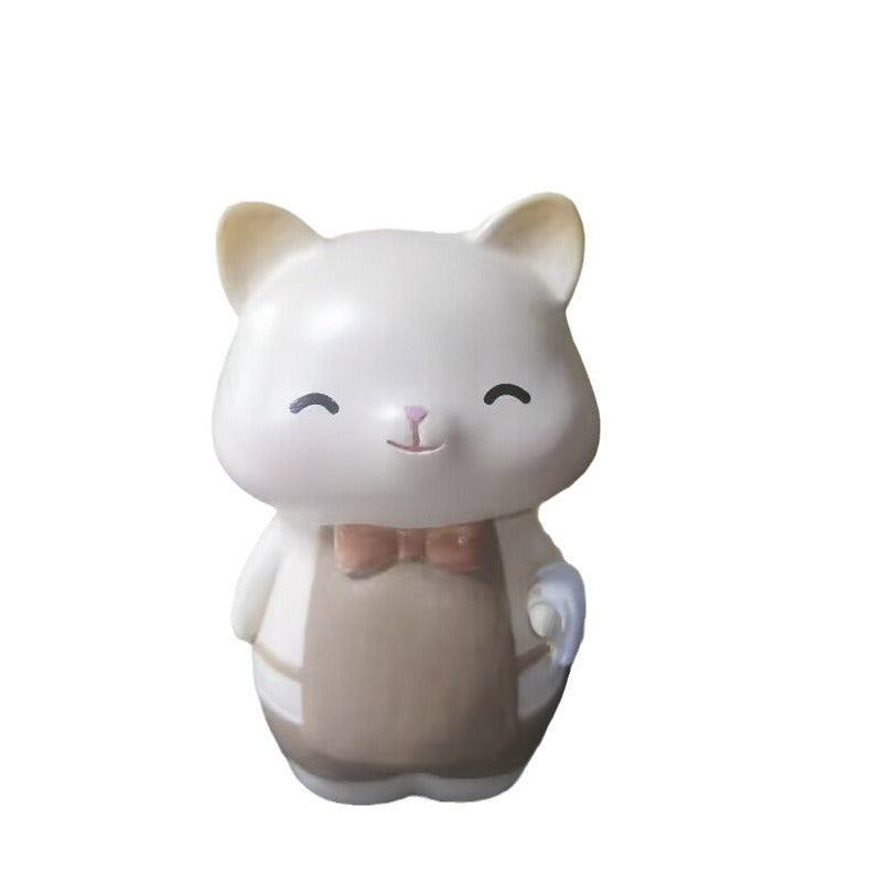 Meow Meow Cafe Mini Collectible Desktop Decor Ornament