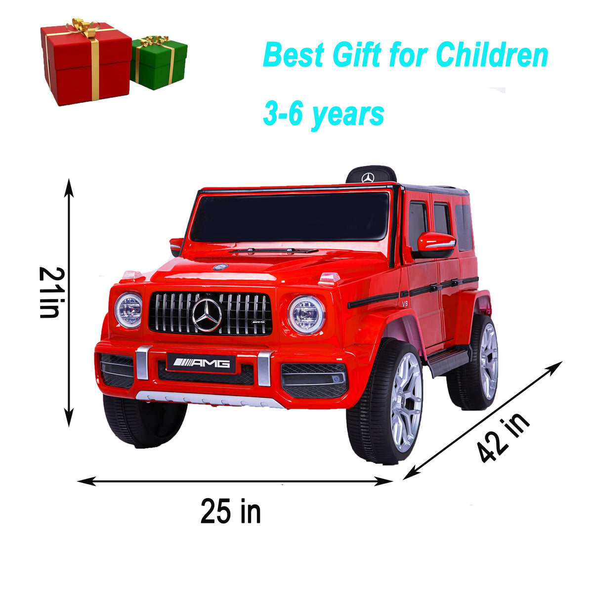 Kids Electric Ride-On Car Mercedes G63 Remote Control