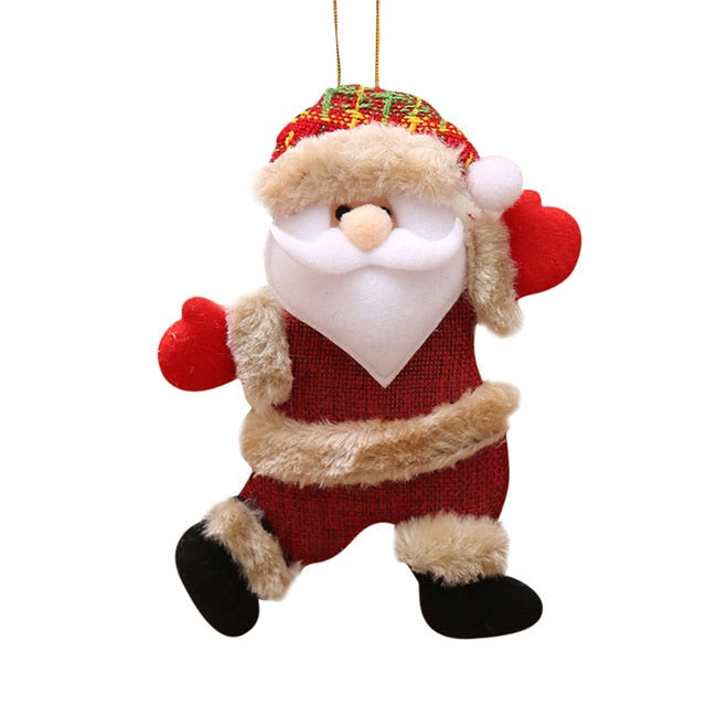 Plush Christmas Ornaments Set for a Cozy Tree Display
