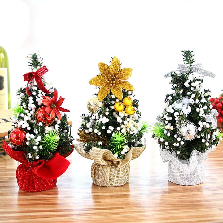 Mini Christmas Tree Decoration for Small Spaces & Desks