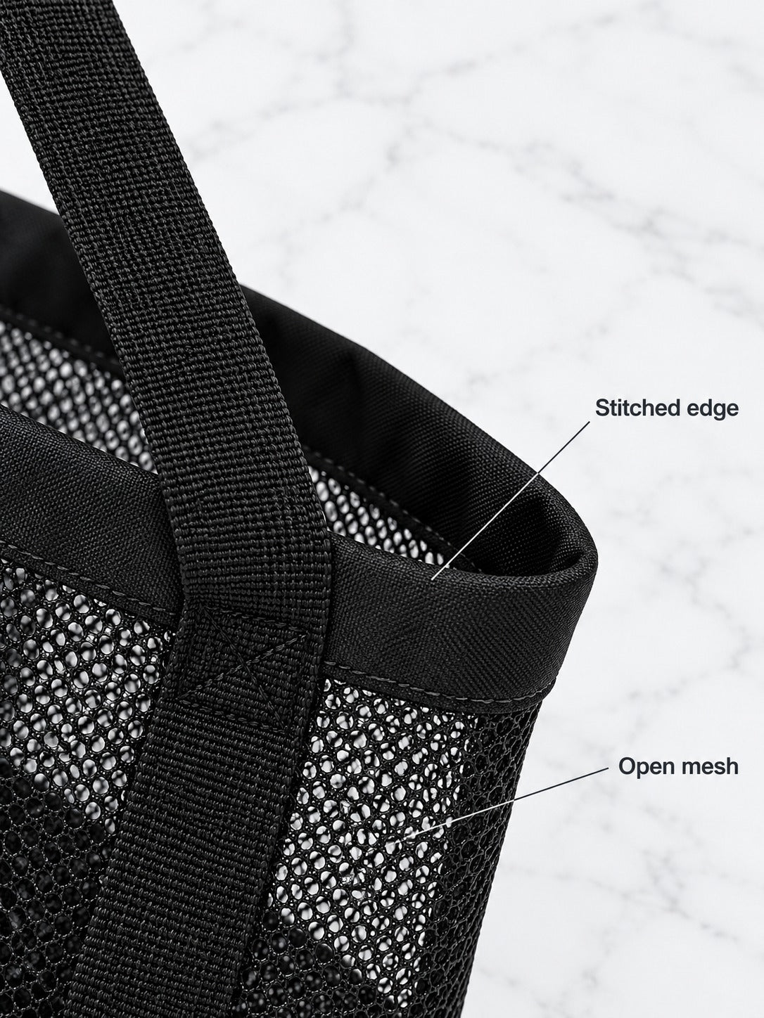 Mesh Beach Tote Bag That Dries Wet Swimwear and Towels