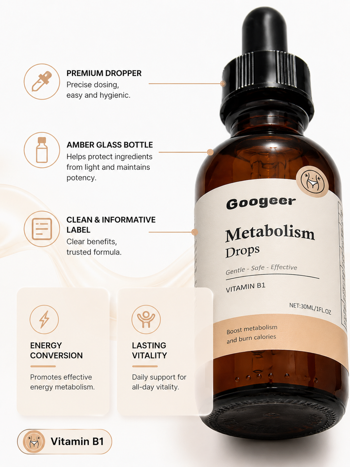 Metabolism Drops — Boost Metabolism, Manage Weight Naturally