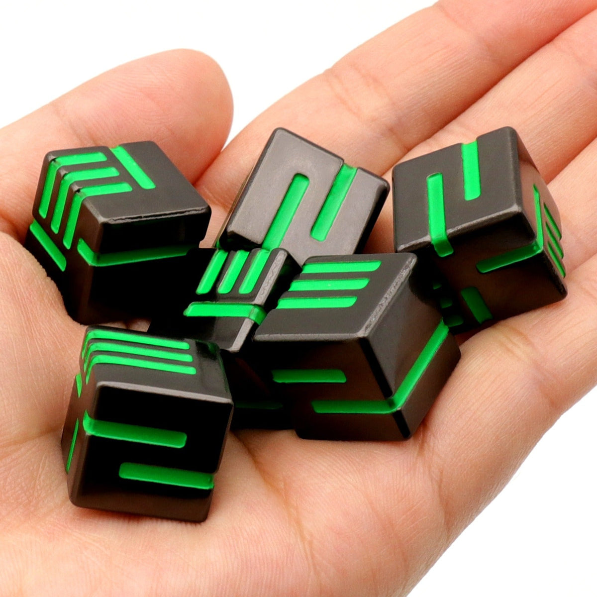 Metal Fantasy Dice Props for D&D Tabletop Displays