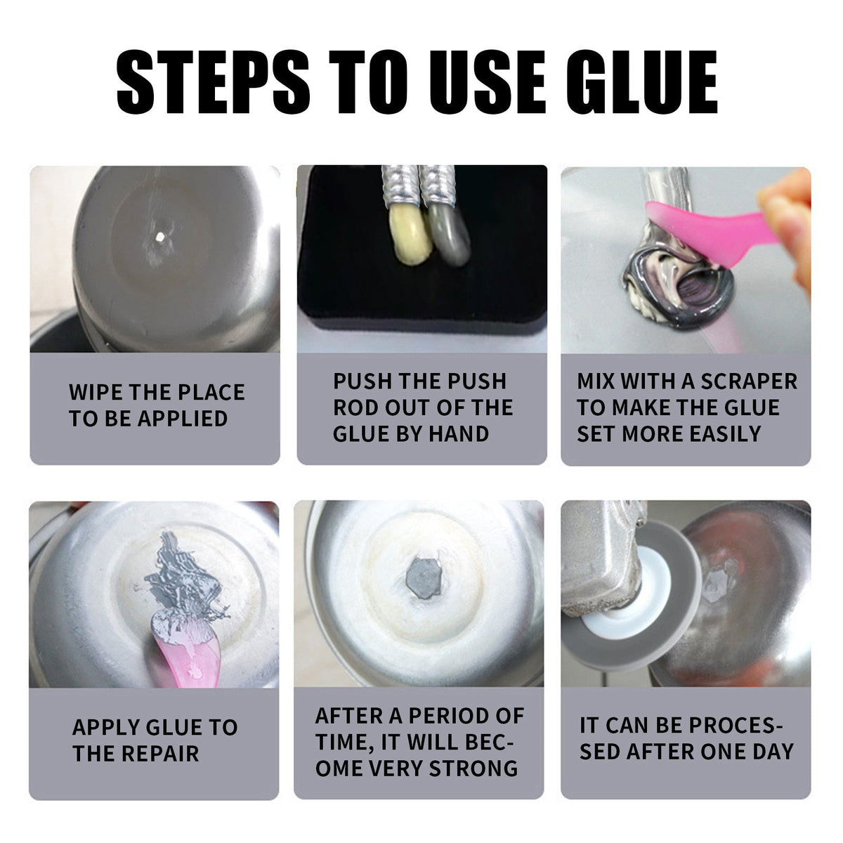 Metal Repair Adhesive for Strong Cast Iron Repairs