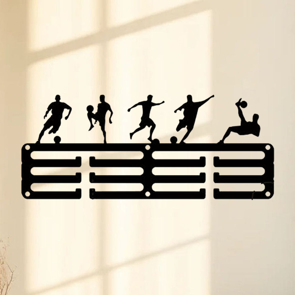 Sports Medal Display Wall Decor | Metal Hanging Rack
