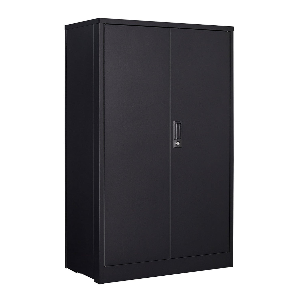 Lockable Metal Storage Cabinet with Adjustable Shelf