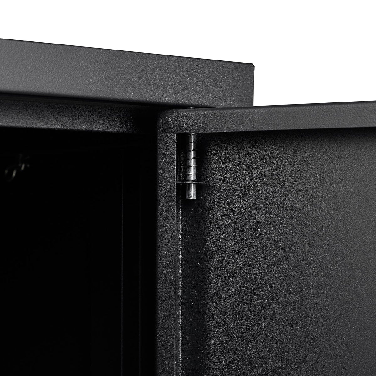 Lockable Metal Storage Cabinet with Adjustable Shelf