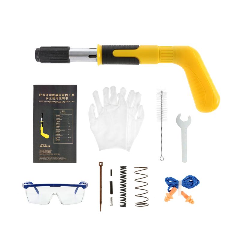 Manual Rivet Gun Kit with Goggles, Gloves & Springs