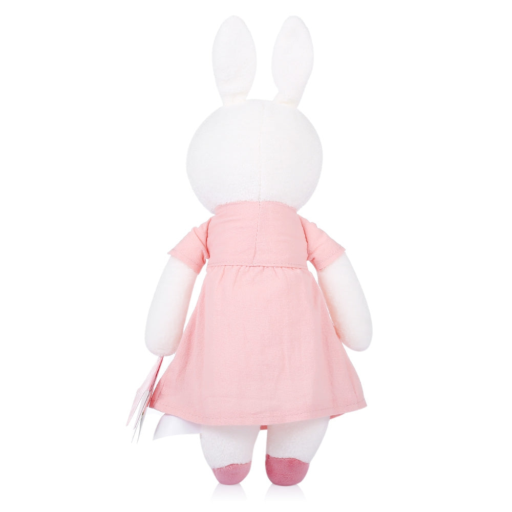 Rabbit Plush Doll With Cozy Pastel Outfits for Gifting