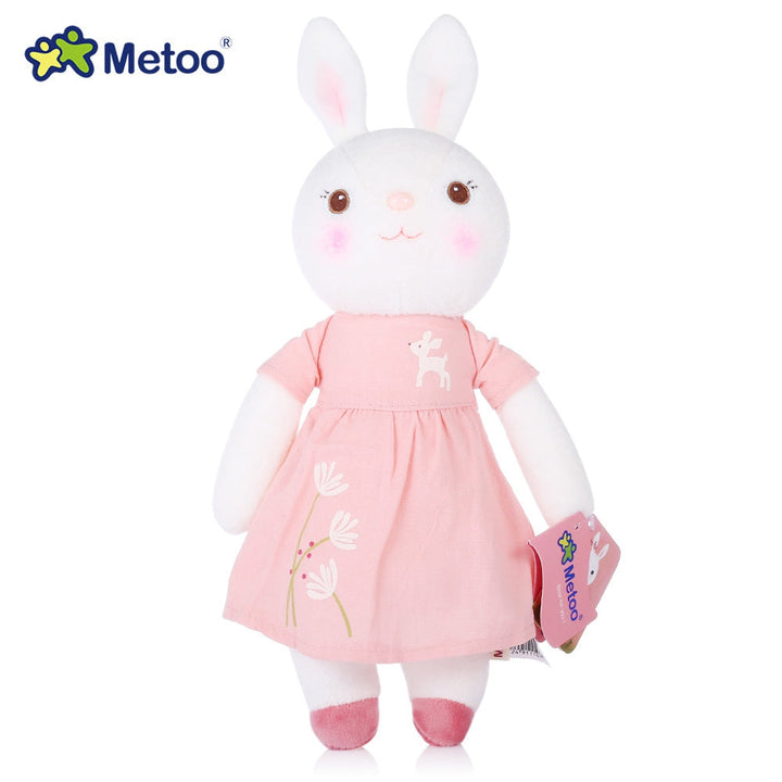 Rabbit Plush Doll With Cozy Pastel Outfits for Gifting