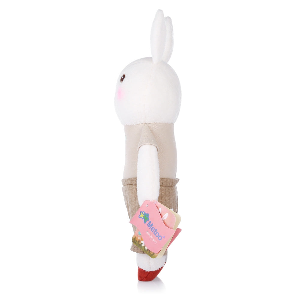 Rabbit Plush Doll With Cozy Pastel Outfits for Gifting