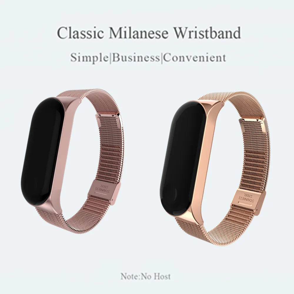 Milanese Stainless Steel Strap for Xiaomi Mi Band 3