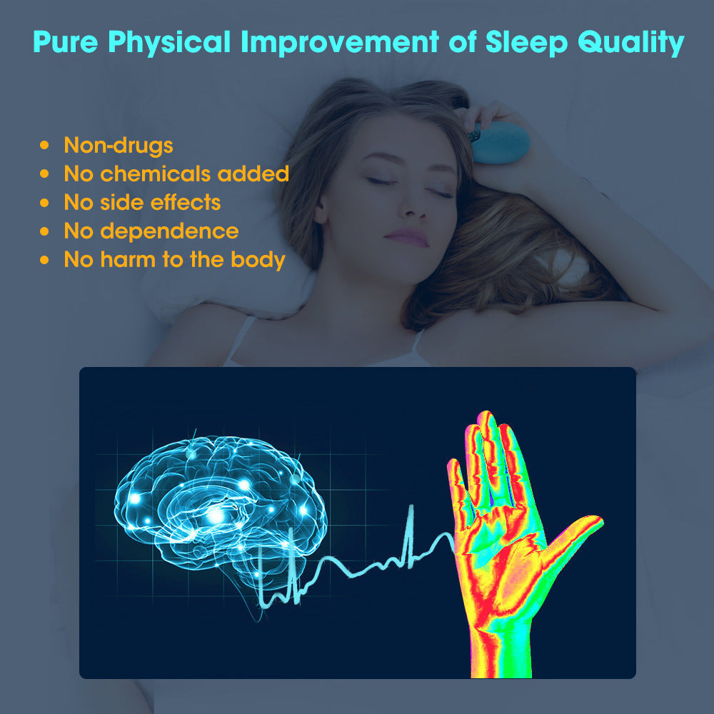 Handheld Sleep Aid Pulse Massager for Calmer Nights
