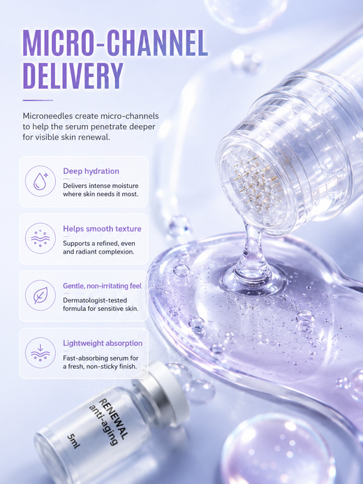 Microneedle Serum Set — Anti-Aging Infusion System