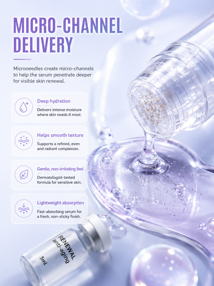 Microneedle Serum Set — Anti-Aging Infusion System