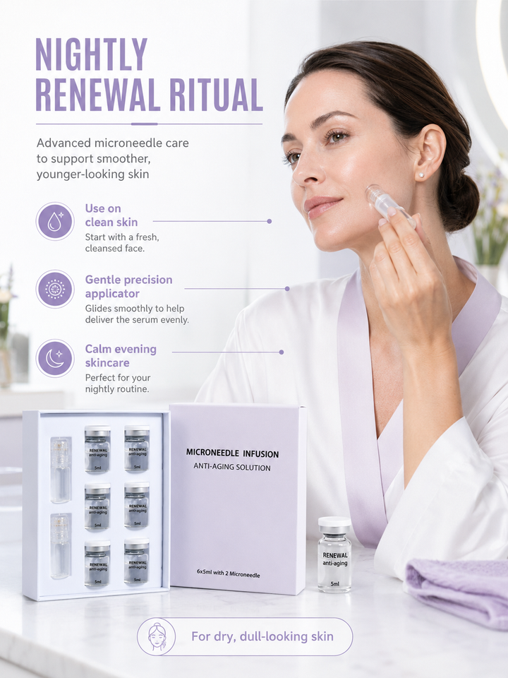 Microneedle Serum Set — Anti-Aging Infusion System