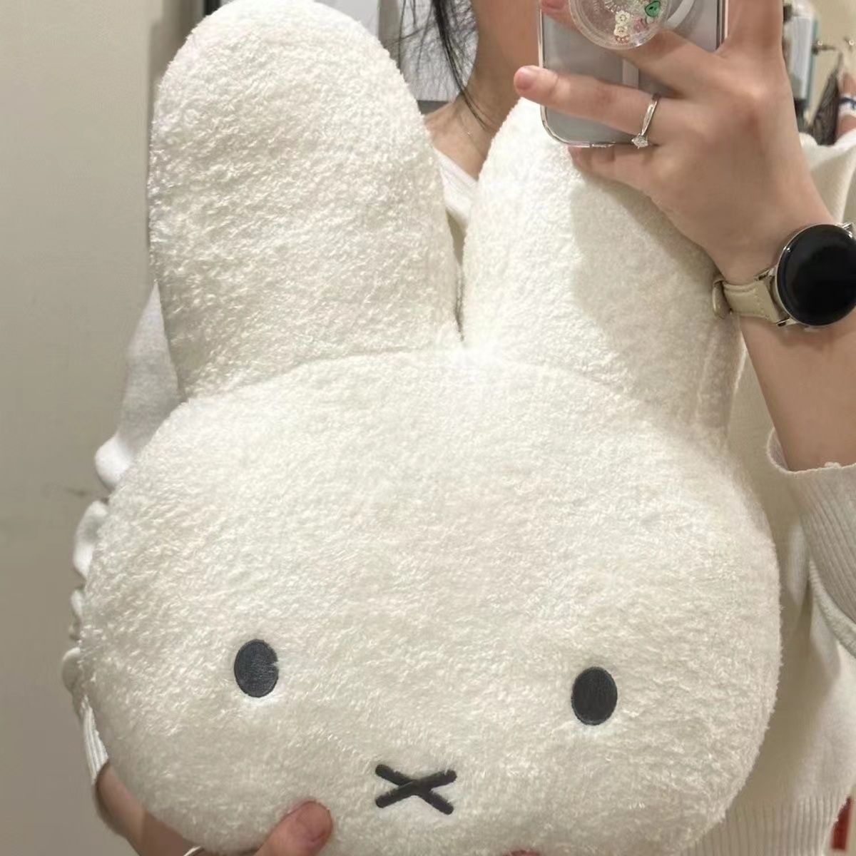 Miffy Rabbit Plush Pillow – Oversized Cozy Home Decor