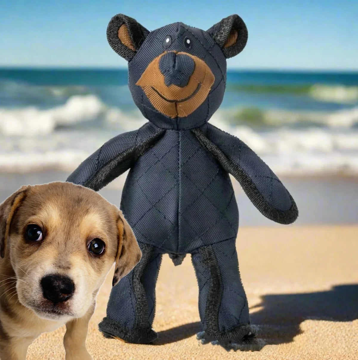 Interactive Plush Dog Toy for Chewing, Tugging & Play