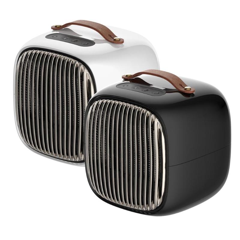 Compact 800W Ceramic Space Heater for Desk & Bedroom
