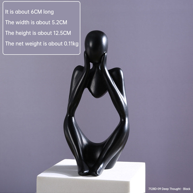 Abstract Resin Sculpture for Modern Home Elegance Decor