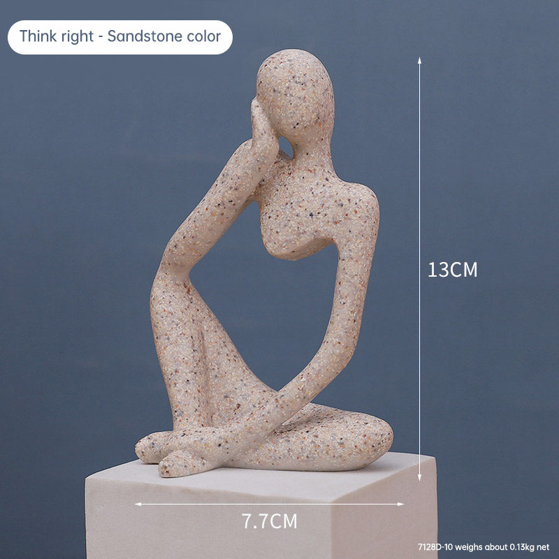 Abstract Resin Sculpture for Modern Home Elegance Decor