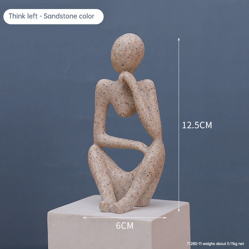 Abstract Resin Sculpture for Modern Home Elegance Decor