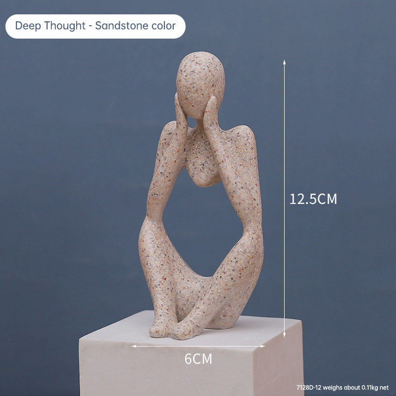 Abstract Resin Sculpture for Modern Home Elegance Decor