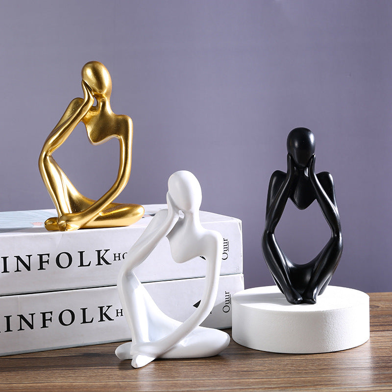 Abstract Resin Sculpture for Modern Home Elegance Decor
