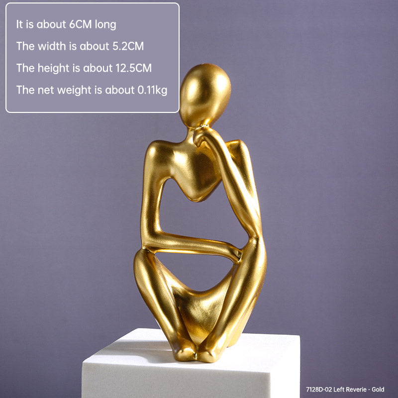 Abstract Resin Sculpture for Modern Home Elegance Decor
