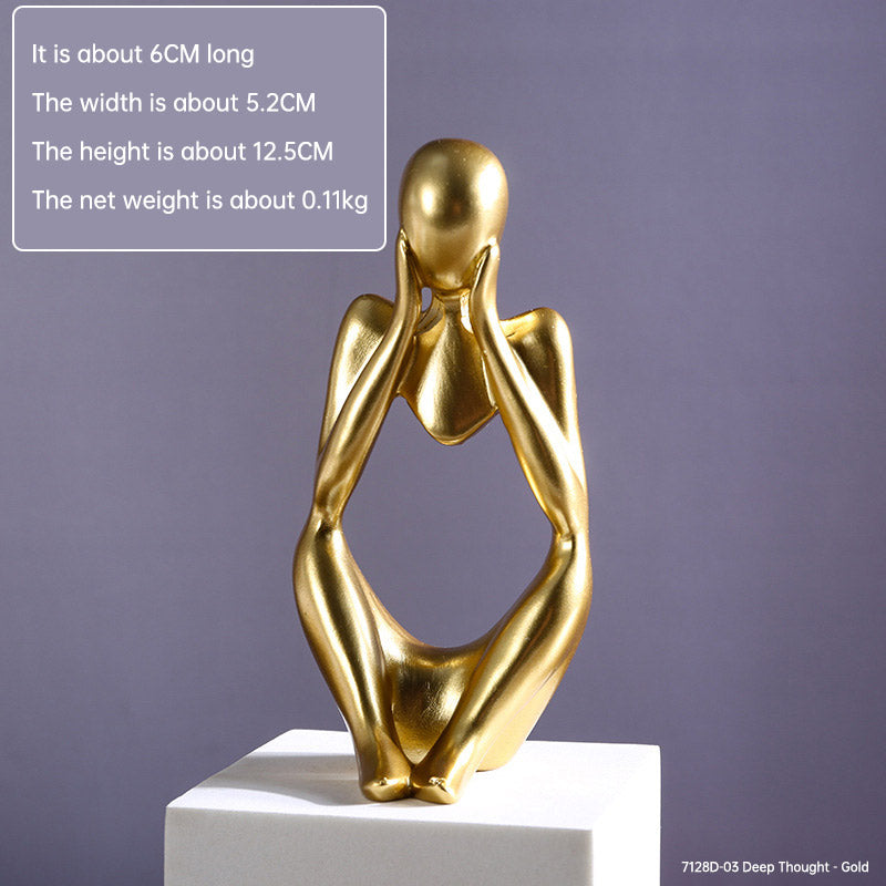 Abstract Resin Sculpture for Modern Home Elegance Decor
