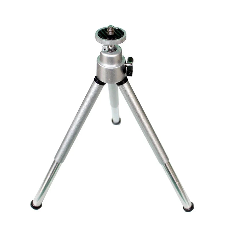 Mini Aluminum Tripod with Phone Clip for Travel Vlogs