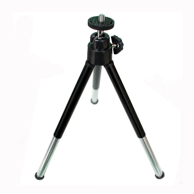 Mini Aluminum Tripod with Phone Clip for Travel Vlogs