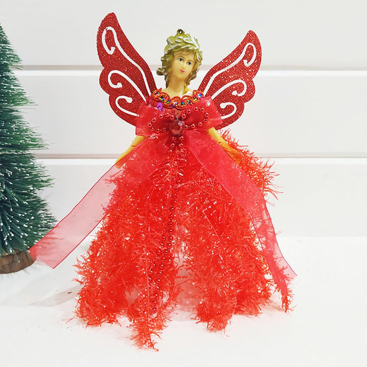 Angel Christmas Tree Ornament for Elegant Holiday Sparkle