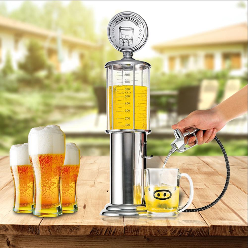 Mini Beer Dispenser Machine with Retro Gas Pump Style