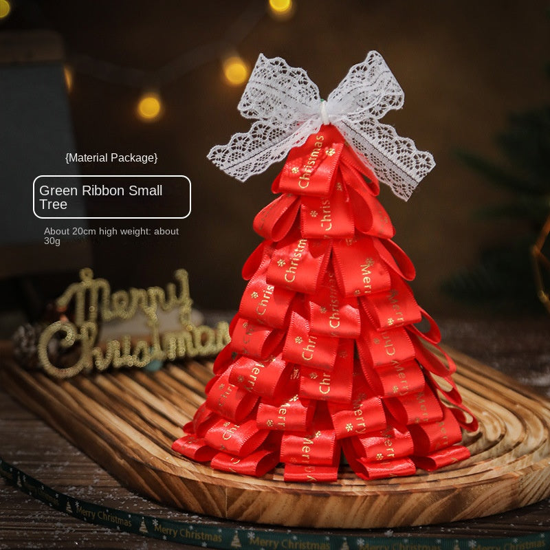 Mini Christmas Tree Craft Kit for Festive Desk Decor