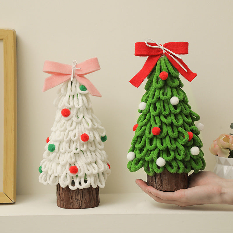 Mini Christmas Tree Craft Kit for Festive Desk Decor