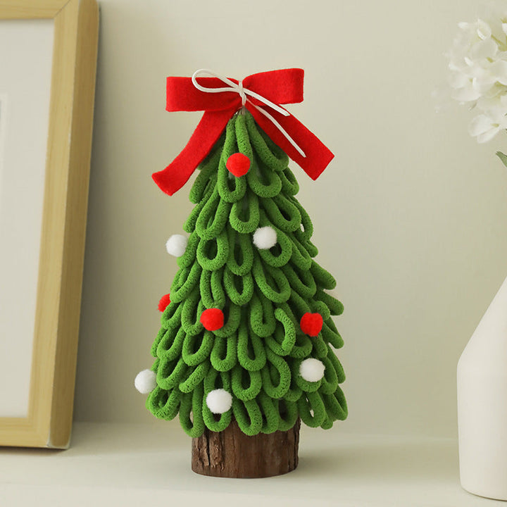 Mini Christmas Tree Craft Kit for Festive Desk Decor