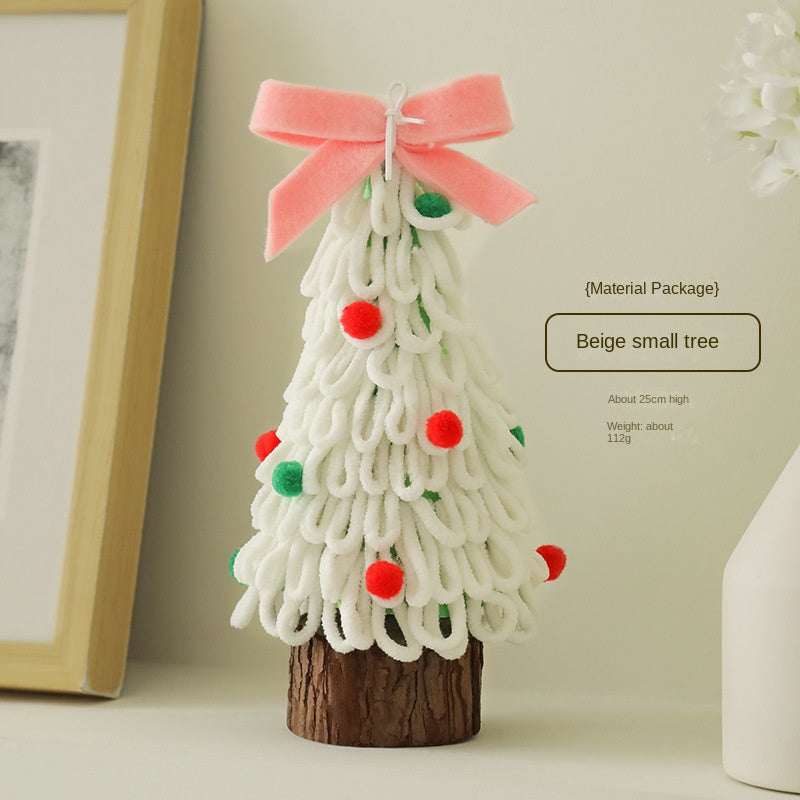Mini Christmas Tree Craft Kit for Festive Desk Decor