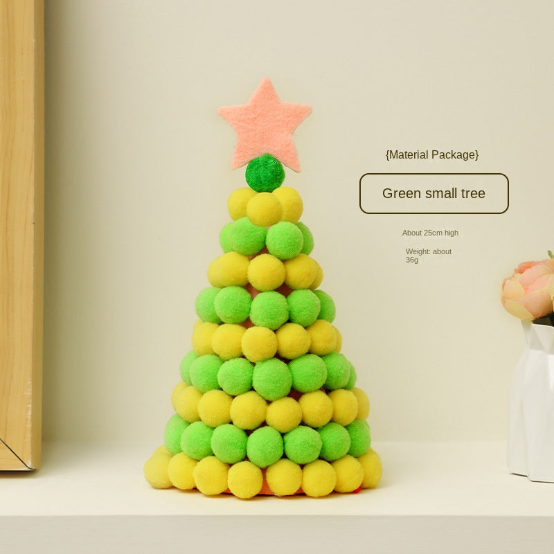 Mini Christmas Tree Craft Kit for Festive Desk Decor