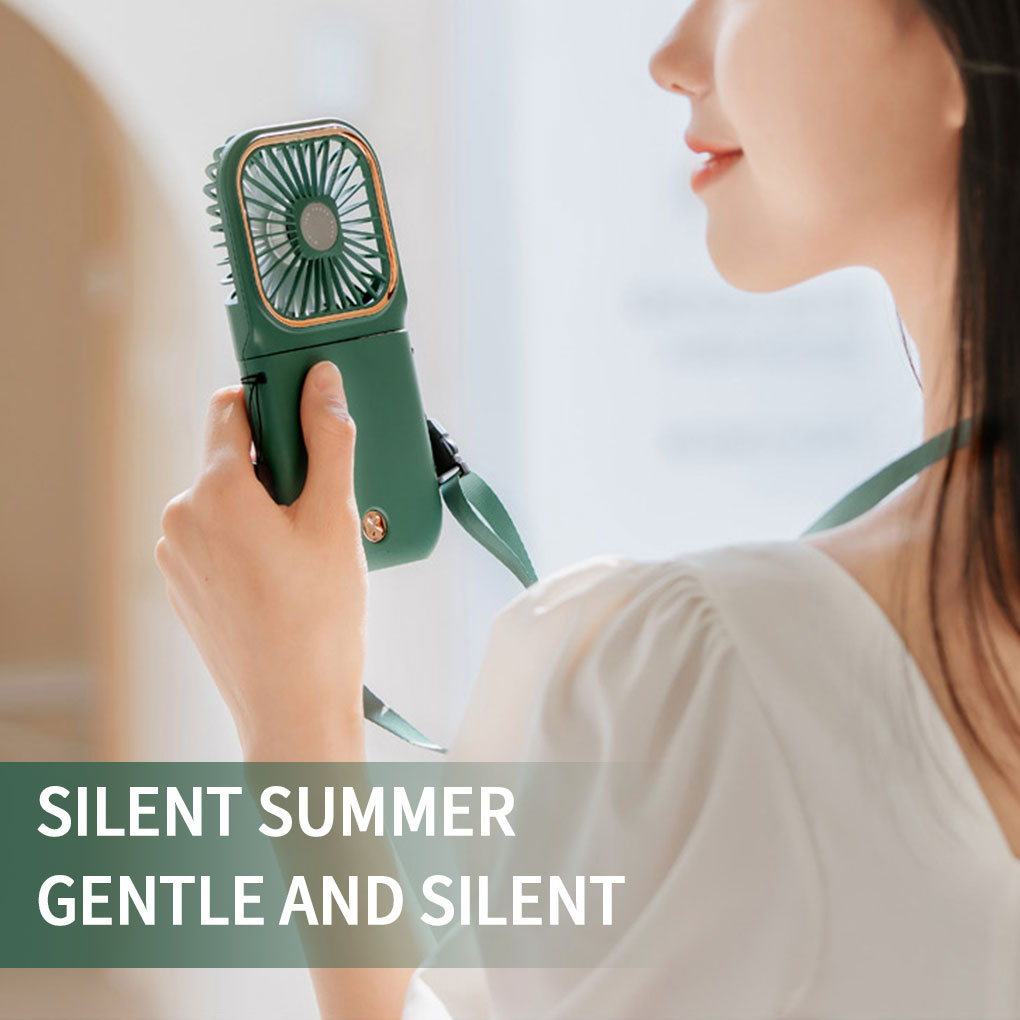 Neck Hanging Fan: Hands-Free Foldable Cooling