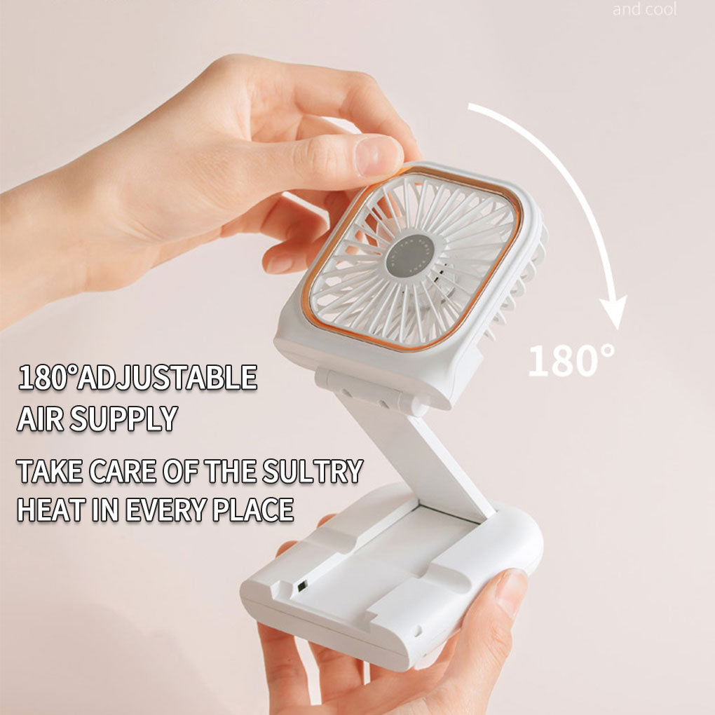 Neck Hanging Fan: Hands-Free Foldable Cooling