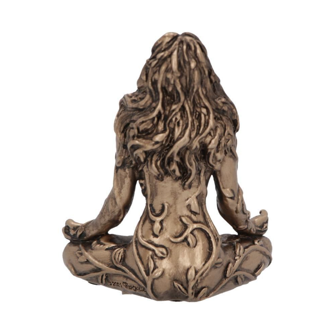 Mini Gaia Meditation Statue for Earthy Calm Home Decor